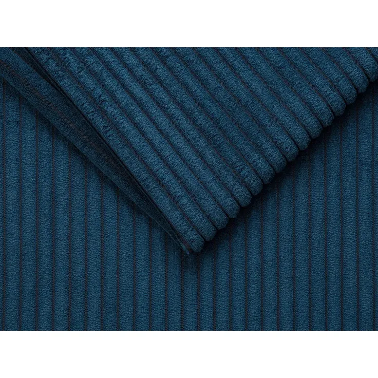 Vente-unique - CALITO Sofa SamtStoff Blau - B 223 cm152 cm x H 85 cm x L 278 cm – Bild 7