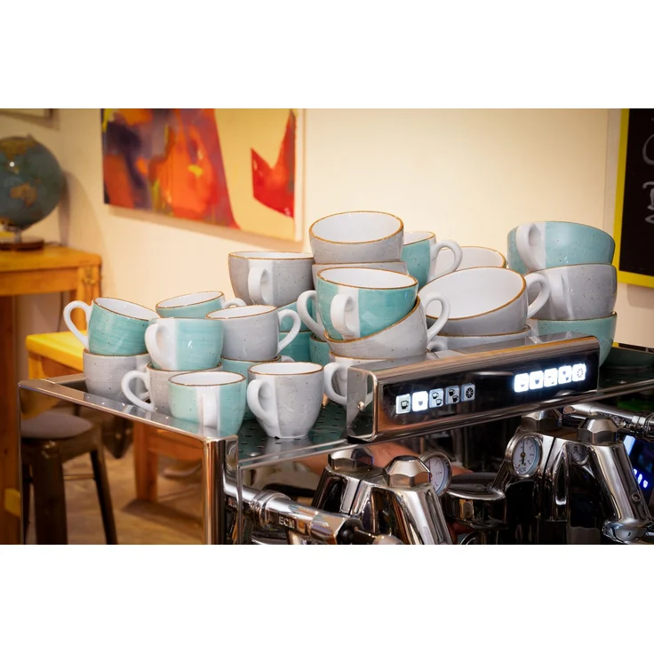 Vintage Nature Aqua, Kaffeetassen Set 8-tlg (mo) – Bild 3