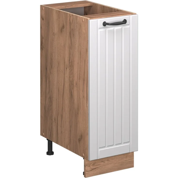 Apothekerschrank Fame-Line Weiß Landhaus 30 cm ohne Arbeitsplatte Vicco – Bild 1