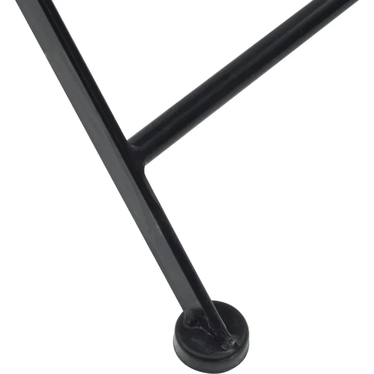 vidaXL Bistrostühle 2 Stk. Klappbar Schwarz und Weiß Keramik 4003405 – Bild 6
