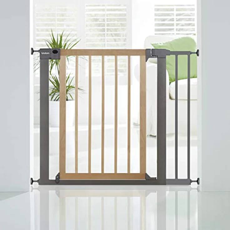 Lindam by Munchkin 28 cm Pressure Fit Universal Gate Extension, Grey – Bild 5