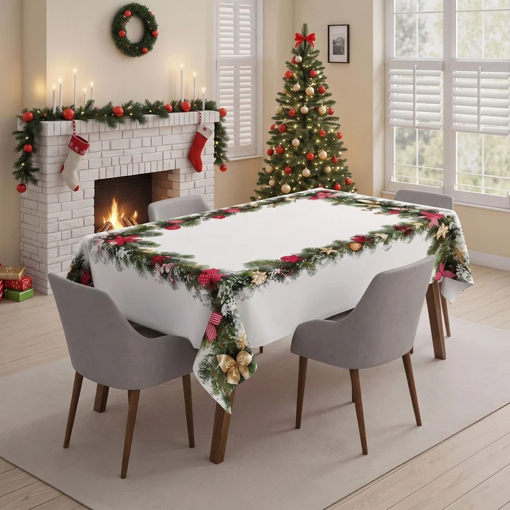 Hermia Concept 'Xmas 19' Tischdecke, Mehrfarbig, 160 x 220 cm – Bild 1