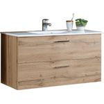 Waschtisch-Set >Bella< in Wildeiche - 99x53x45cm (BxHxT)