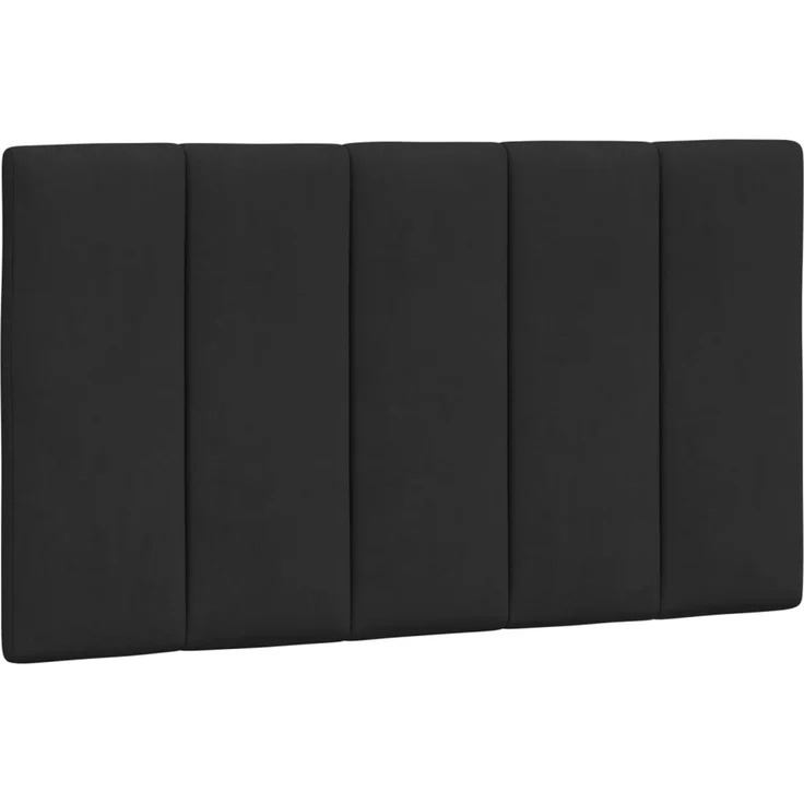 vidaXL Kopfteil-Kissen Schwarz 90 cm Samt 374651 – Bild 2