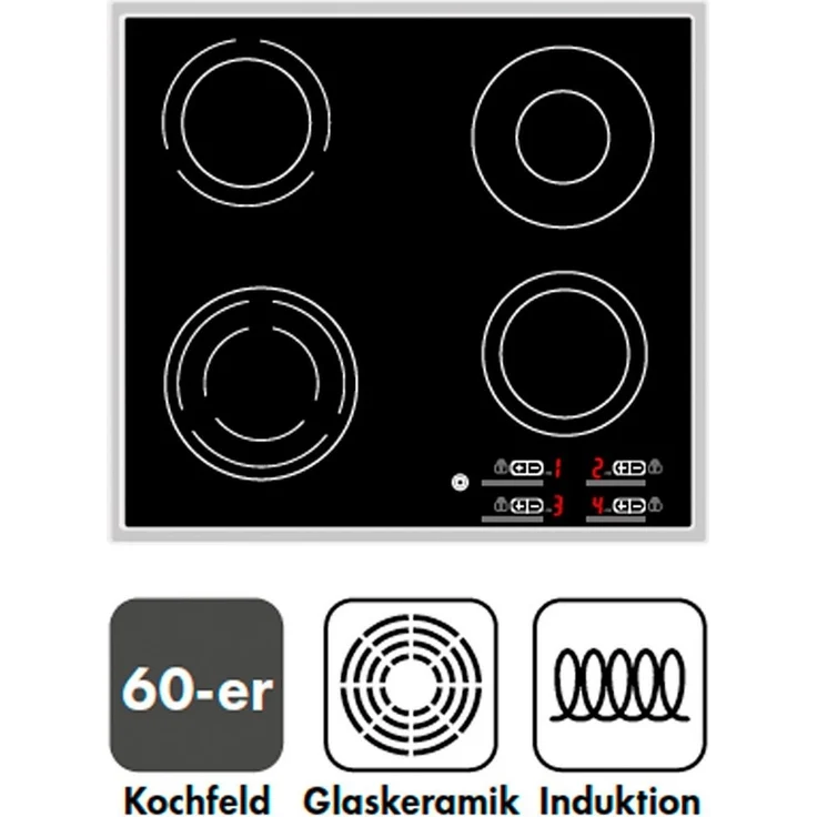 KESPER | Glasschneideplatte/Herdabeckplatte/Buffetplatte, Material: ESG-Sicherheitsglas, Maße: 50 x 28,5 cm, Stärke: 0,4 cm, Fußhöhe: 3 mm, Motivfolie: Mosaik Grau | 37535 13 – Bild 3