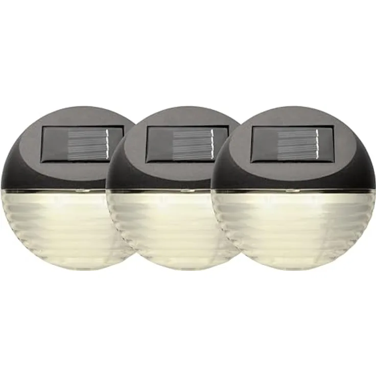 Best Season Solar Beleuchtung, Fency, braun, 11 x 11 x 4 cm, 479-01