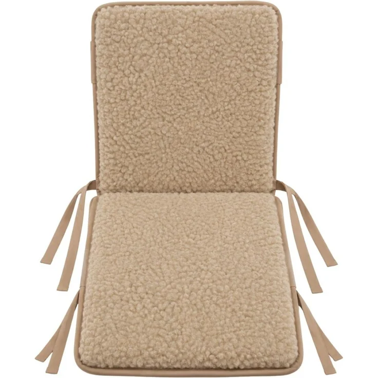 Rollstuhlauflage aus Merinowolle Beige - weich, wärmend & komfortabel – Bild 3