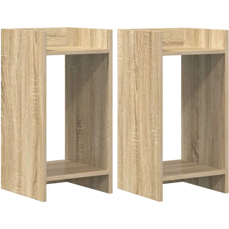 vidaXL Pflanzenständer 2 stk. Sonoma-Eiche 30 x 30 x 60 cm 899599 – Bild 2