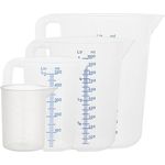 Hünersdorff Messkannen-Set Polypropylen transparent Griff offen
