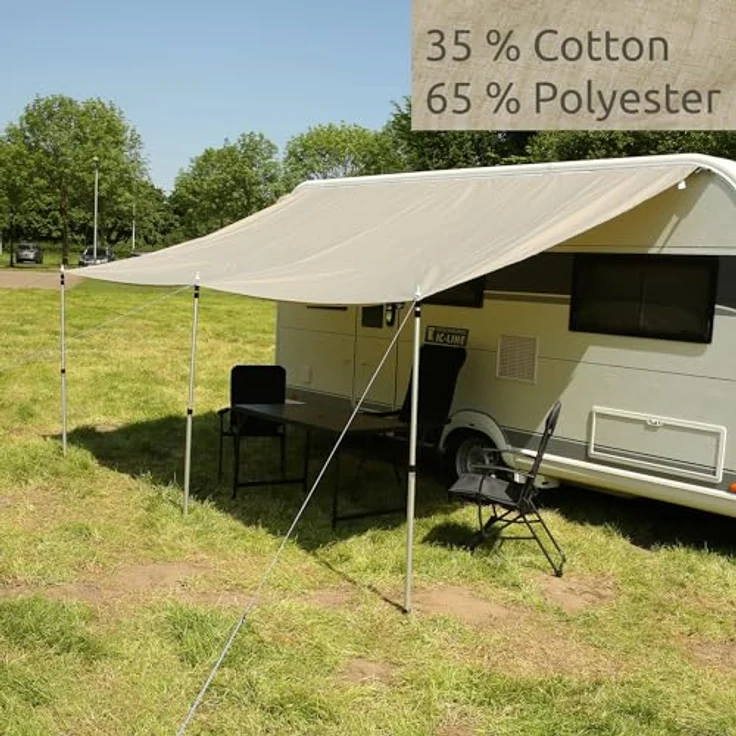 yourGEAR Sonnensegel your GEAR Caravan Tarp TC 300 x 240 - Wohnwagen Sonnendach – Bild 7