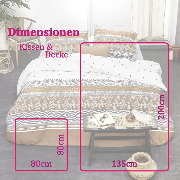 Bettwäsche Walra (135x200cm) Ikat Dreams – Bild 2