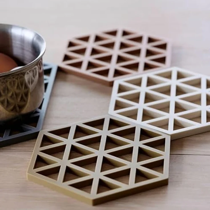 Zone Denmark Topf-Untersetzer Silikon Triangles Warm Sand – Bild 4