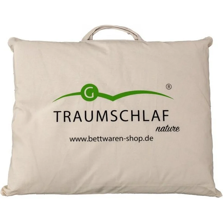 TRAUMSCHLAF Naturhaarbettdecke Schurwolle Nature, Füllung: 100% Schurwolle, Bezug: 100% Baumwolle, natürlich gut schlafen – Bild 4