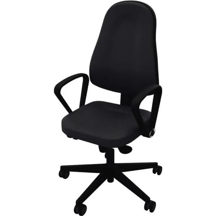 NowyStyl Bürodrehstuhl Bizzi Armlehne schwarz/schwarz