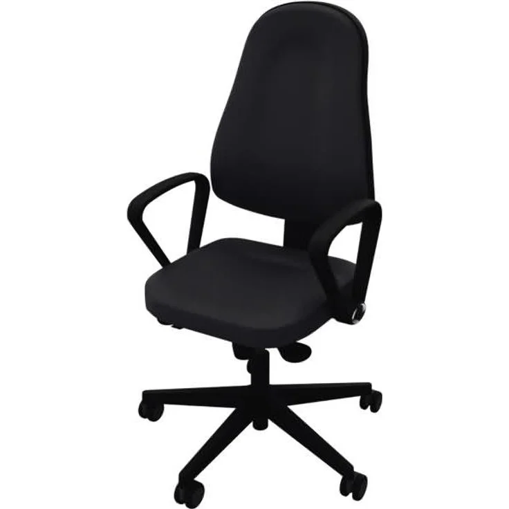 NowyStyl Bürodrehstuhl Bizzi Armlehne schwarz/schwarz