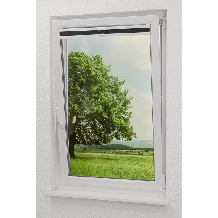 Lysel - Qualitätsplissee Crush Tageslicht graphitschwarz - Plissee in der Größe (Bx H) 70cm * 130cm – Bild 6