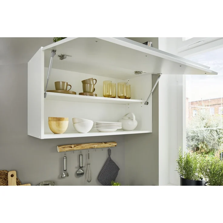 Winkelküche >Jazz< weiss matt / weiss Hochglanz - 260x200x60 (BxHxT) – Bild 6