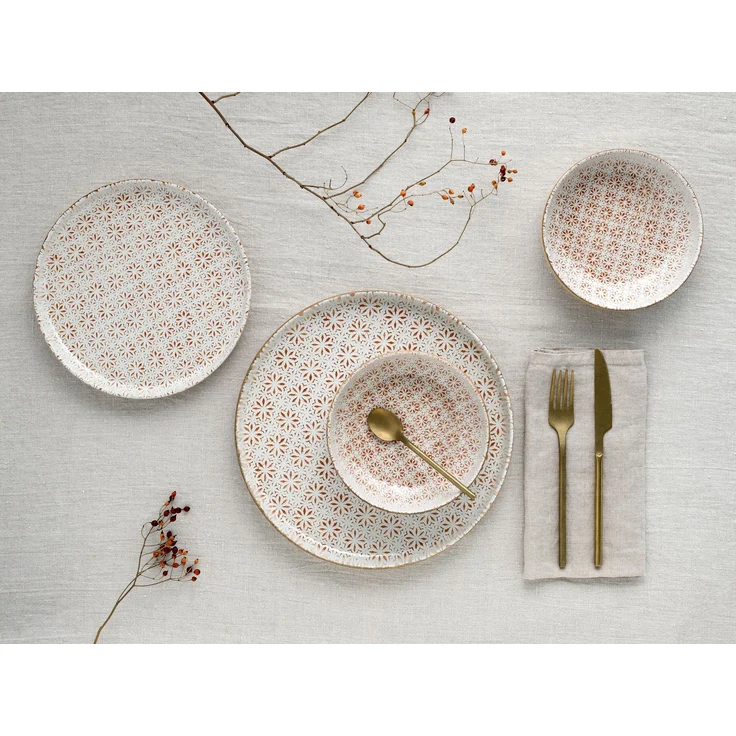 Uno Emiliana peach, Tellerset 12-tlg (mo) – Bild 5