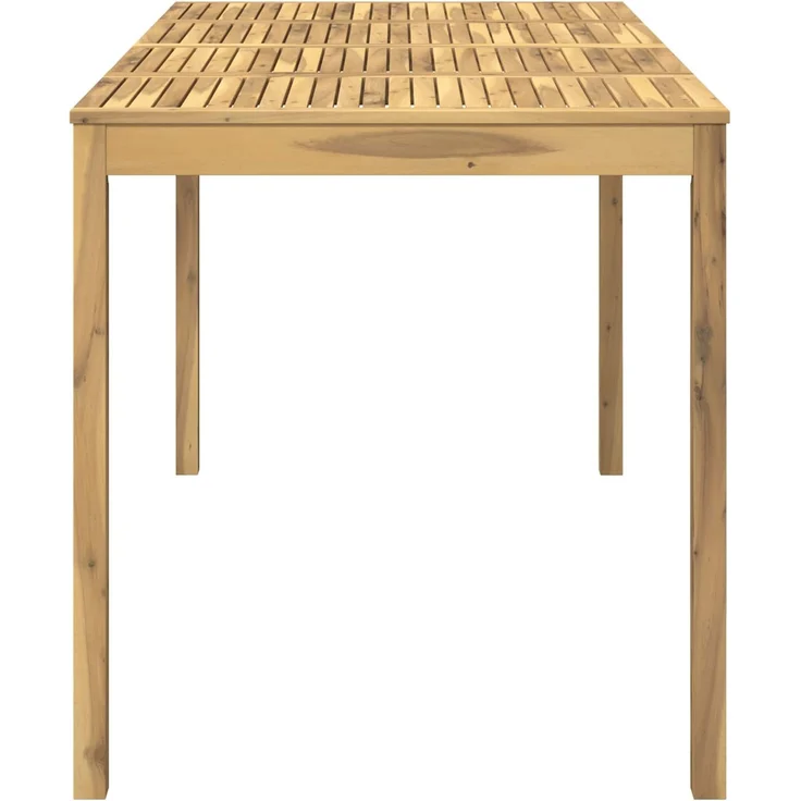 vidaXL Gartenbar-Tisch LAREN Weiß 196 x 100 x 105 cm Massivholz Akazie 3394425 – Bild 4