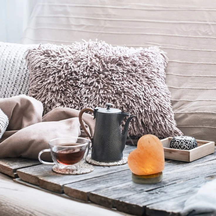 Salzkristall Lampe Tischlampe Salzkristalllampe Salzsteinlampe Salzlampe 28306 – Bild 3