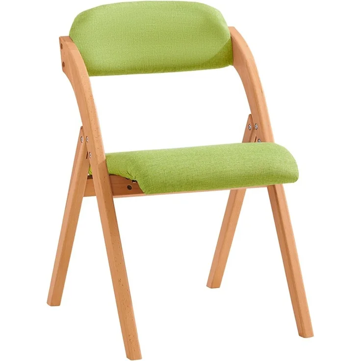 SoBuy FST92-GR Klappstuhl, Stoff, Lackiert, Grün, 41,5 x 77 x 47,5 cm