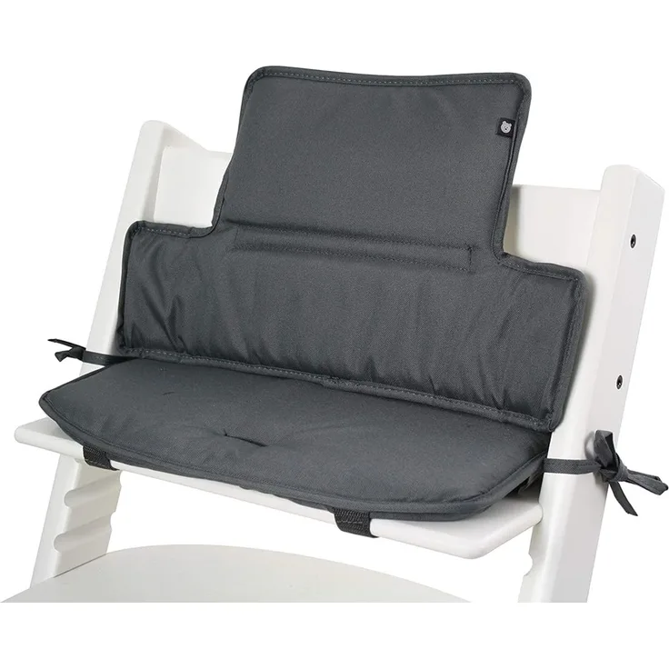 Tinydo Sitzkissen für Stokke 'Tripp Trapp' Hochstuhl, mit XXL Dämpfung, ohne Verrutschen, Dunkelgrau