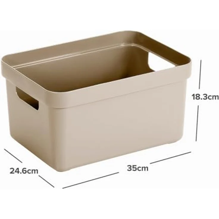 Sigma home Aufbewahrungsbox 13L beige – Bild 2