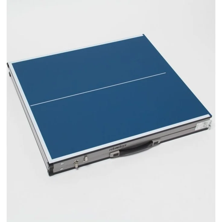 Klappbare Tischtennisplatte, Stahl blau, 150 x 67 x 71 cm – Bild 10