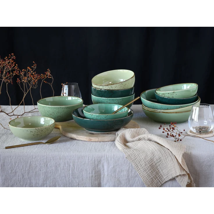 Nature Collection Green Life, Bowl Set 12-tlg (mo) – Bild 2