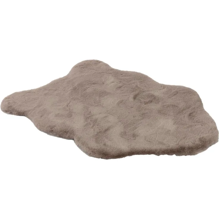 SCHÖNER WOHNEN-Kollektion Fellteppich Tender, fellförmig, Höhe: 26 mm, weich durch Microfaser, Kaninchenfell Haptik, Kunstfell, waschbar