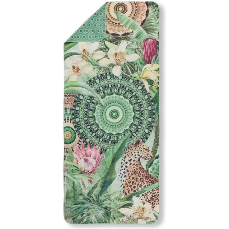 hip Family Strandtuch Liegetuch 100x180 Abhita Dschungel Leopard Mandala 30797 grün – Bild 4