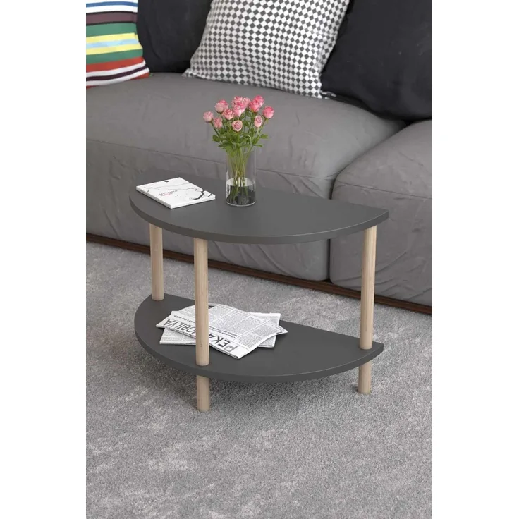 Skye Decor 'Peka-0007 - Anthracite' Couchtisch, Anthrazit, 60 x 42 x 30 cm