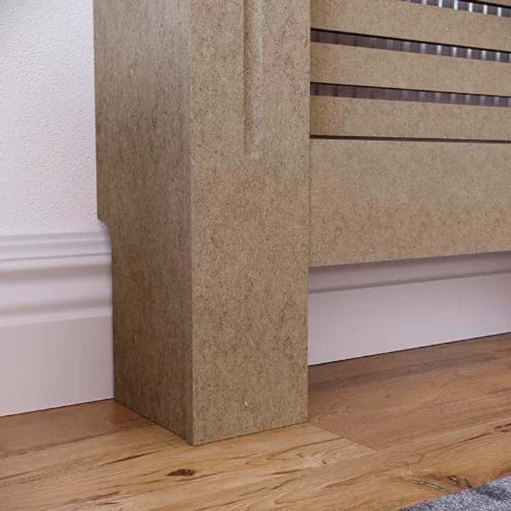Vida Designs Milton Heizkörper-Abdeckung, moderner, unbehandelter, unlackierter Schrank aus mitteldichter Faser-Platte, klein, Unvollendet – Bild 6