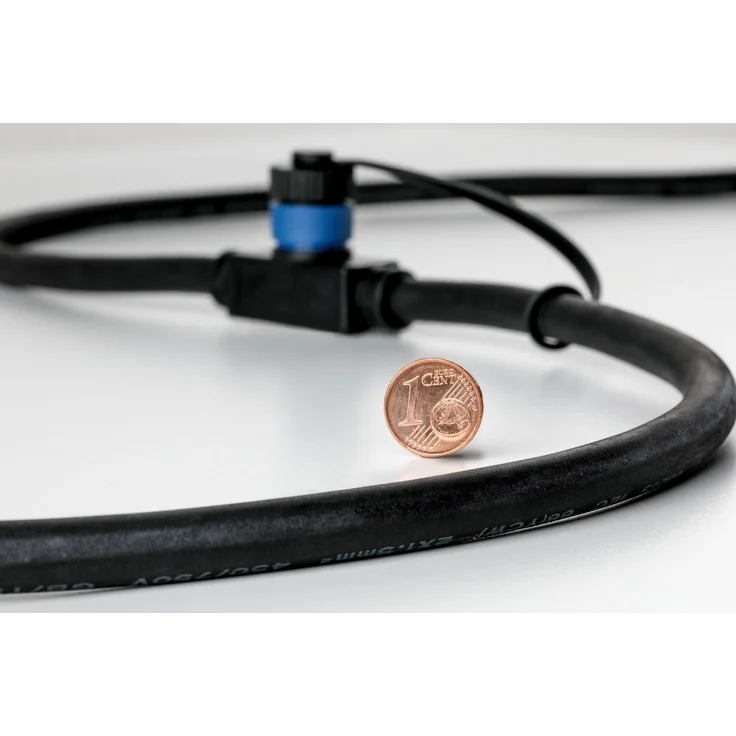 Paulmann Aussenleuchte Plug & Shine Cable IP68 2m 1 in-2 out 2x1,5mm² Schwarz Kunststoff13267 – Bild 2