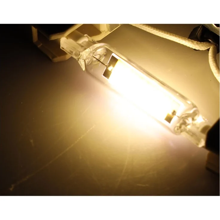 LED Strahler R7s "Glas RS78"360°, 480lm, 78mm, 2900k / warmweiß – Bild 3