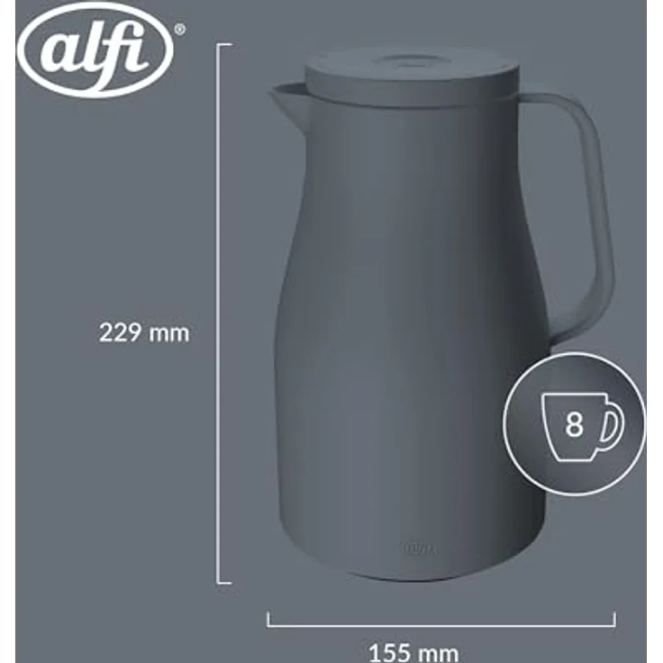 Alfi Isolierkanne Neo stormy grey 1,00l – Bild 7