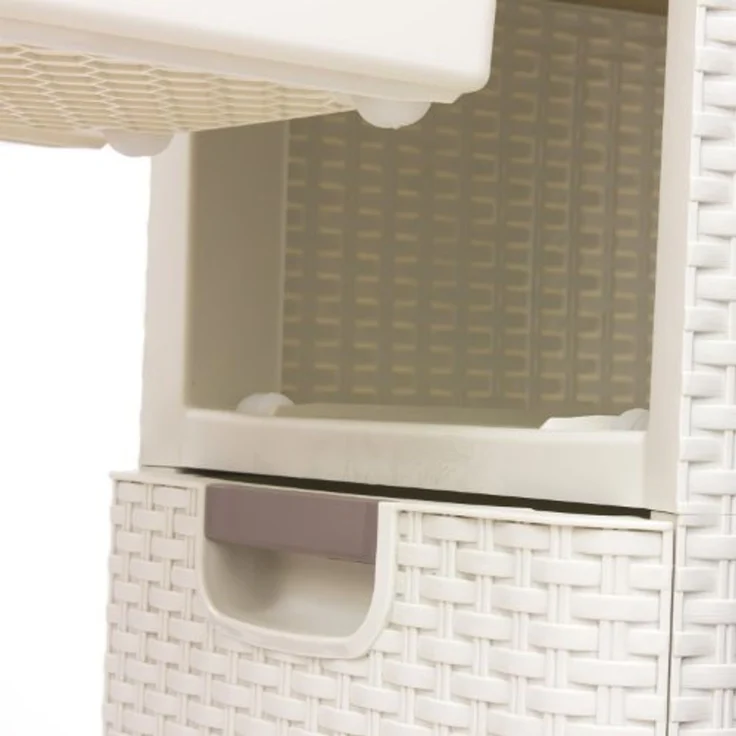 Curver Badregal, Regal mit 4 Schubladen Curver Style – Bild 7