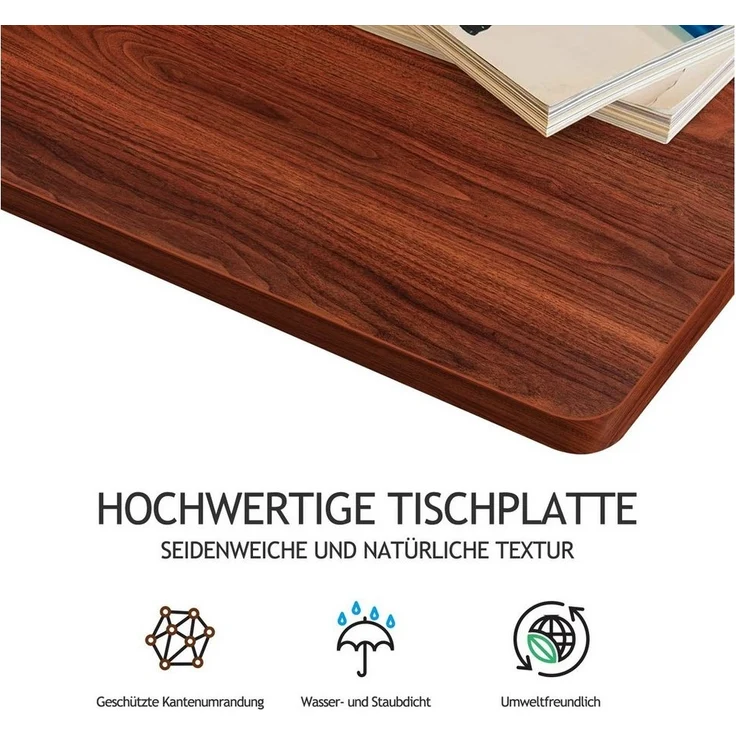 FLEXISPOT Tischplatte DIY Tischplatten (Holzwerkstoff, Farbe auswählbar, Groß auswählbar, Stabile Tischplatte), DIY Schreibtischplatte Bürotischplatte – Bild 2