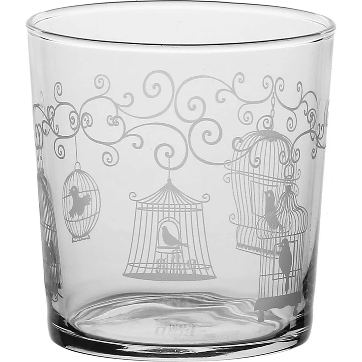 La Porcellana Bianca La Porcellana Bianca Set mit 6 Volierengläsern mit dickem Boden, 350 ml P401000012Z