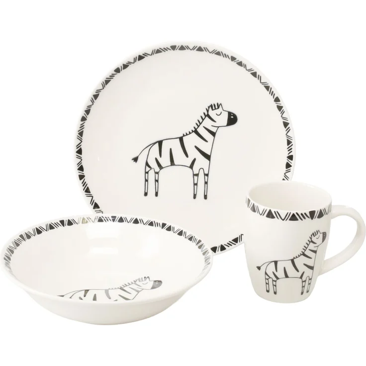 Safari Zebra, Kinder Set 3-tlg (mo) – Bild 1