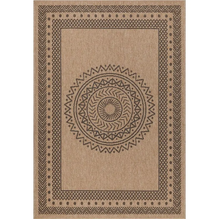 Outdoor Teppich Davide rechteckig - 120x170 cm - Natur