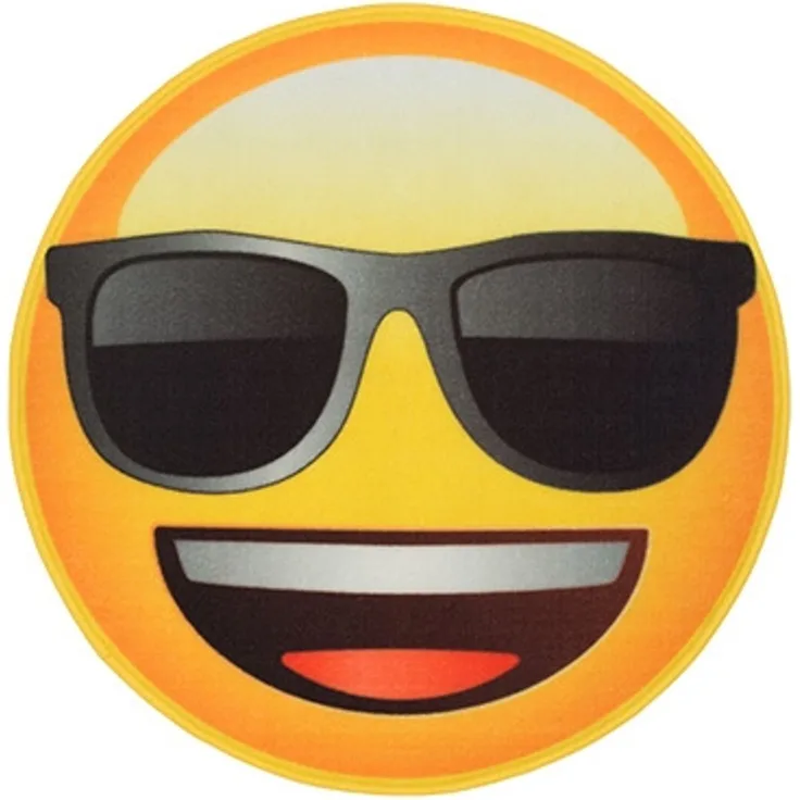 Smiley - Emoji Sonnenbrille Rund 67cm