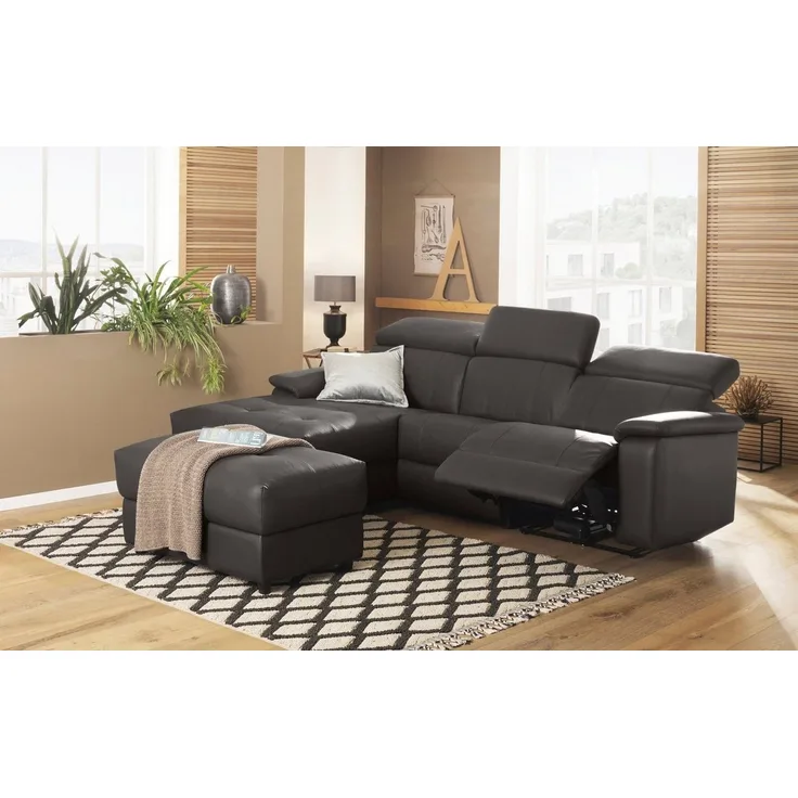 Home affaire Ecksofa Binado, L-Form, mit manueller oder elektrischer Relaxfunktion mit USB-Anschluss