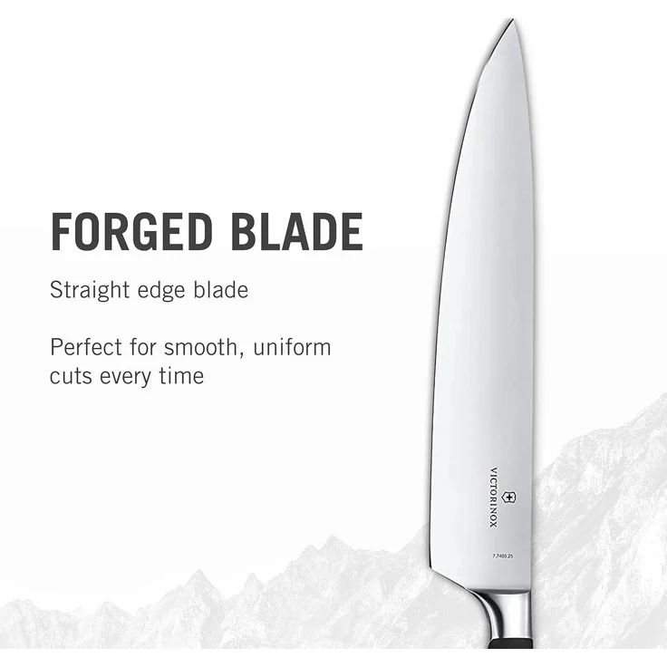 Victorinox Kochmesser geschmiedet Klinge 25 cm in Geschenkschachtel – Bild 3