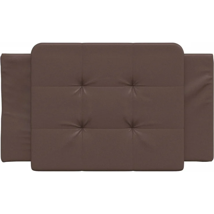 vidaXL Kopfteil-Kissen Braun 80 cm Kunstleder 374831 – Bild 4