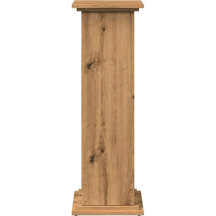 vidaXL Postament mit Stauraum, Holzwerkstoff, Eiche handwerklich, 31 x 30 x 90 cm – Bild 4