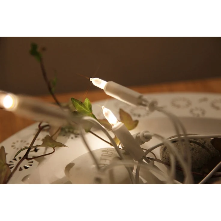 LED-Mini-Lichterkette "P-LED", 20-teilig, w/w, wei – Bild 2
