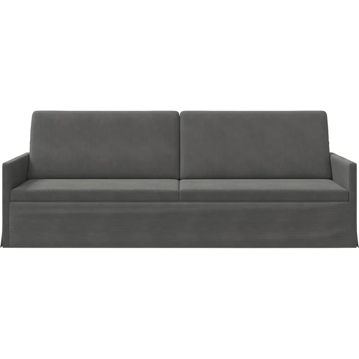 vidaXL 3-Sitzer Sofa Dunkelgrau 220 x 81 x 82 cm Cordstoff 42041167 – Bild 2