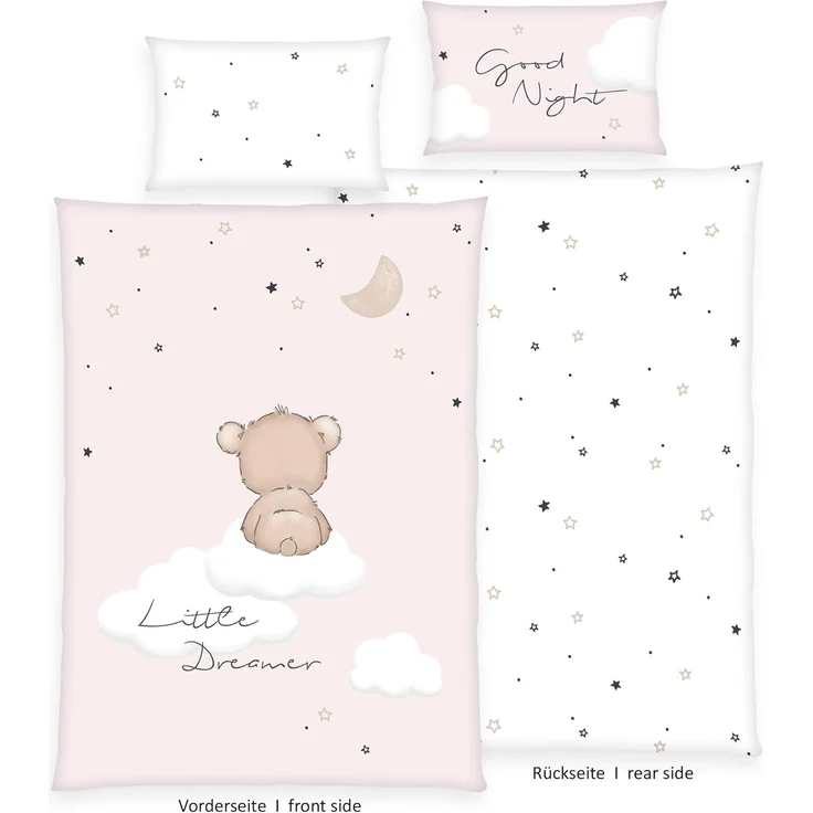 Baby Best Babybettwäsche babybest Little Dreamer, Renforcé, 2 teilig, Wendebettwäsche – Bild 2
