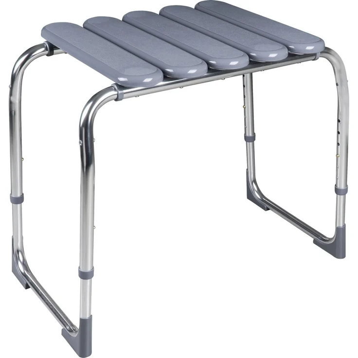 Ridder Bad-Hocker Pro, zementgrau, höhenverstellbar, – Bild 1